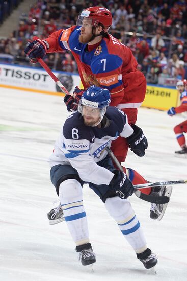 2016 IIHF World Ice Hockey Championship. Finland vs. Russia