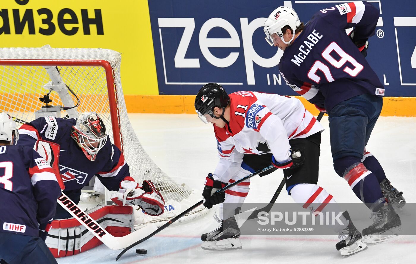 2016 IIHF World Ice Hockey Championship. Canada vs. USA