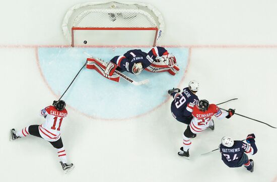 2016 IIHF World Ice Hockey Championship. Canada vs. USA