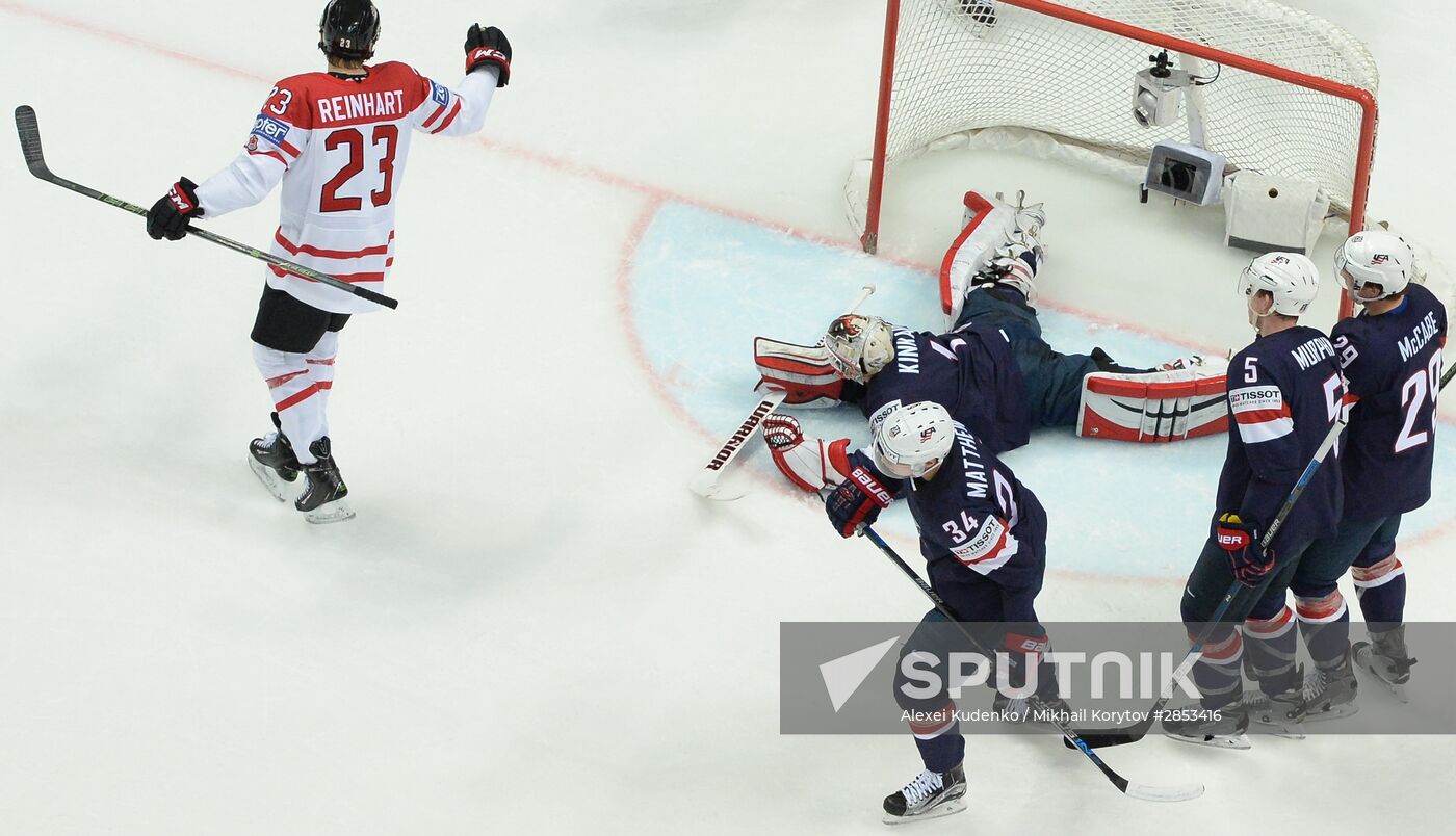 2016 IIHF World Ice Hockey Championship. Canada vs. USA