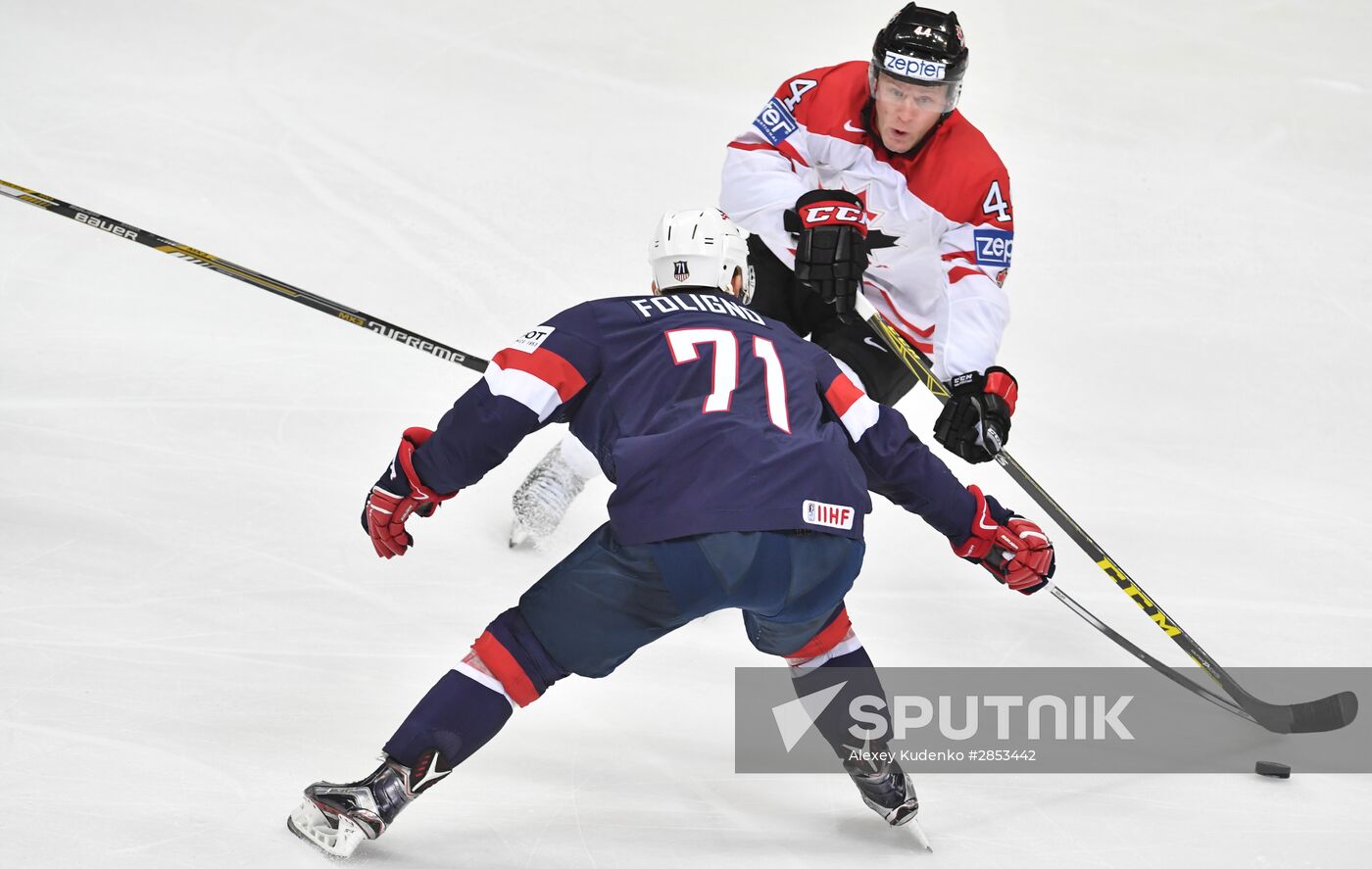 2016 IIHF World Ice Hockey Championship. Canada vs. USA