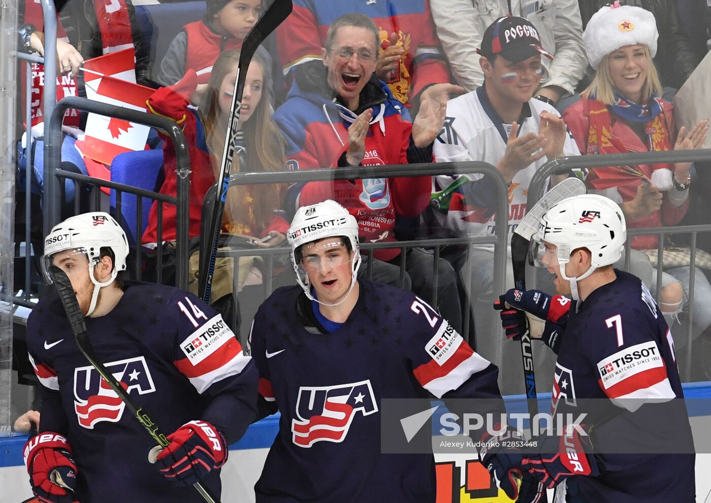 2016 IIHF World Ice Hockey Championship. Canada vs. USA