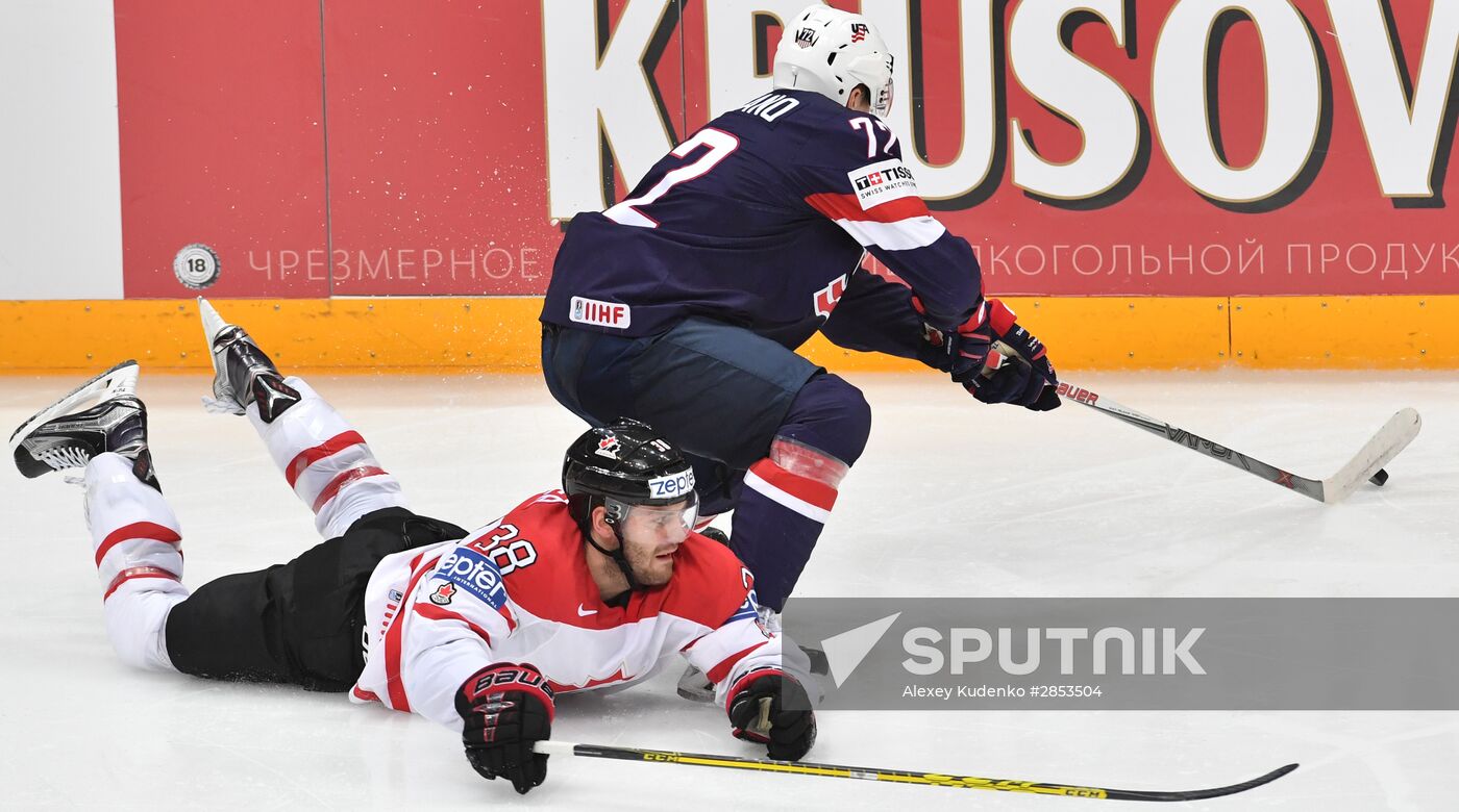 2016 IIHF World Ice Hockey Championship. Canada vs. USA