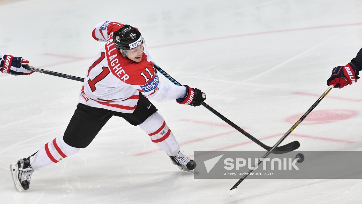 2016 IIHF World Ice Hockey Championship. Canada vs. USA