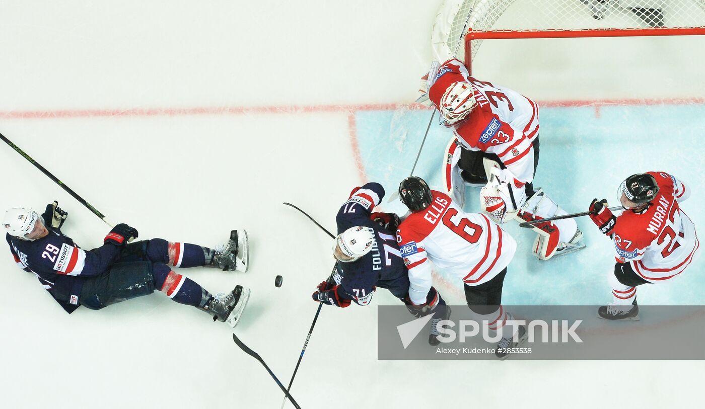 2016 IIHF World Ice Hockey Championship. Canada vs. USA