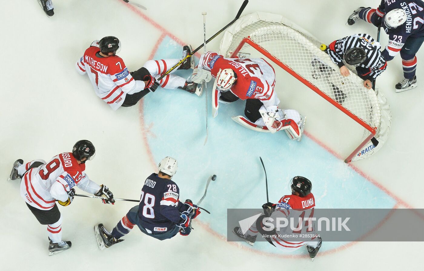 2016 IIHF World Ice Hockey Championship. Canada vs. USA