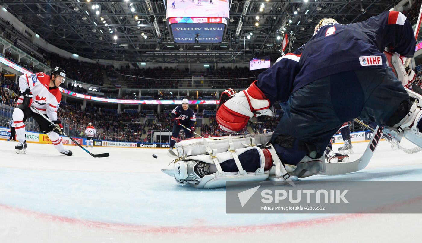 2016 IIHF World Ice Hockey Championship. Canada vs. USA