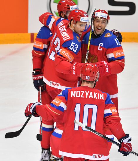 2016 IIHF World Championship. Bronze medal match