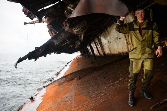 Russian Geographical Society's expedition to Hogland