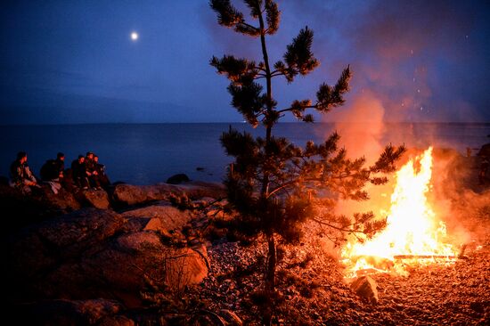 Russian Geographical Society's expedition to Hogland