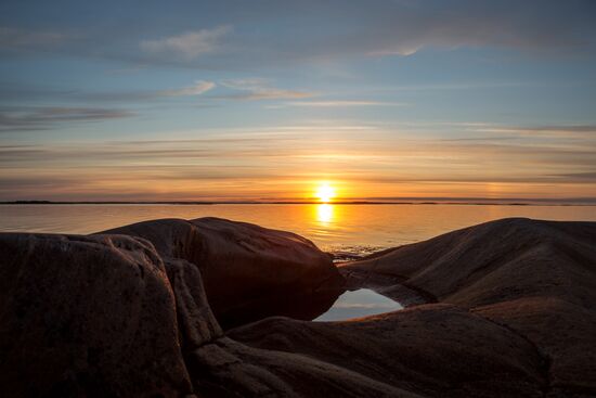 Republic of Karelia. White Sea