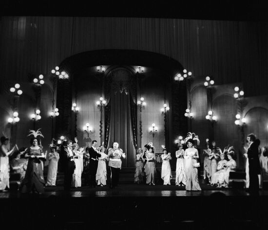 Scene from The Gypsy Princess operetta