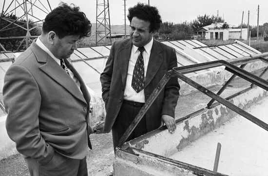 Scientists Redzhep Bairamov and Giyaz Umarov
