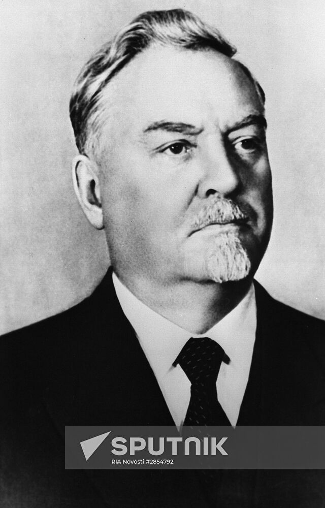 Soviet statesman Nikolai Bulganin
