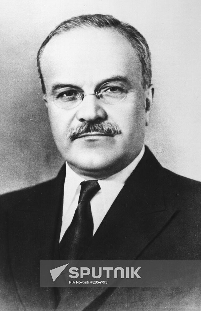 Soviet statesman Vyacheslav Molotov