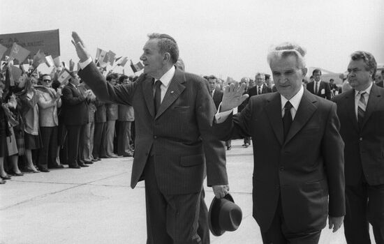 Andrei Gromyko visits Romania