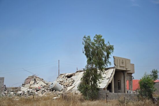 Bashir village in Kirkuk, Iraq liberated from ISIS militants