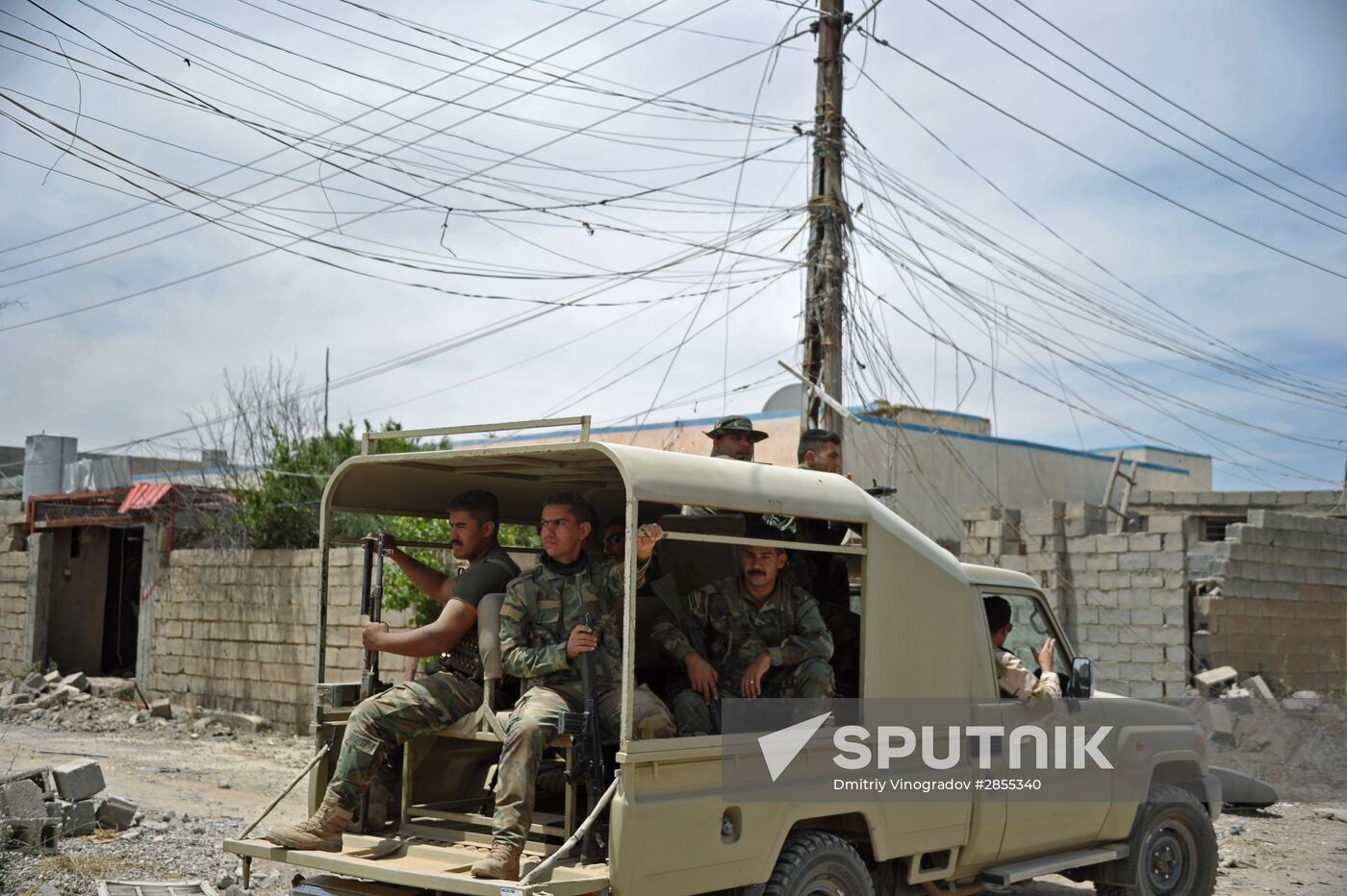 Bashir village in Kirkuk, Iraq liberated from ISIS militants