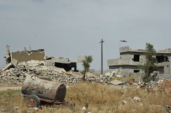 Bashir village in Kirkuk, Iraq liberated from ISIS militants