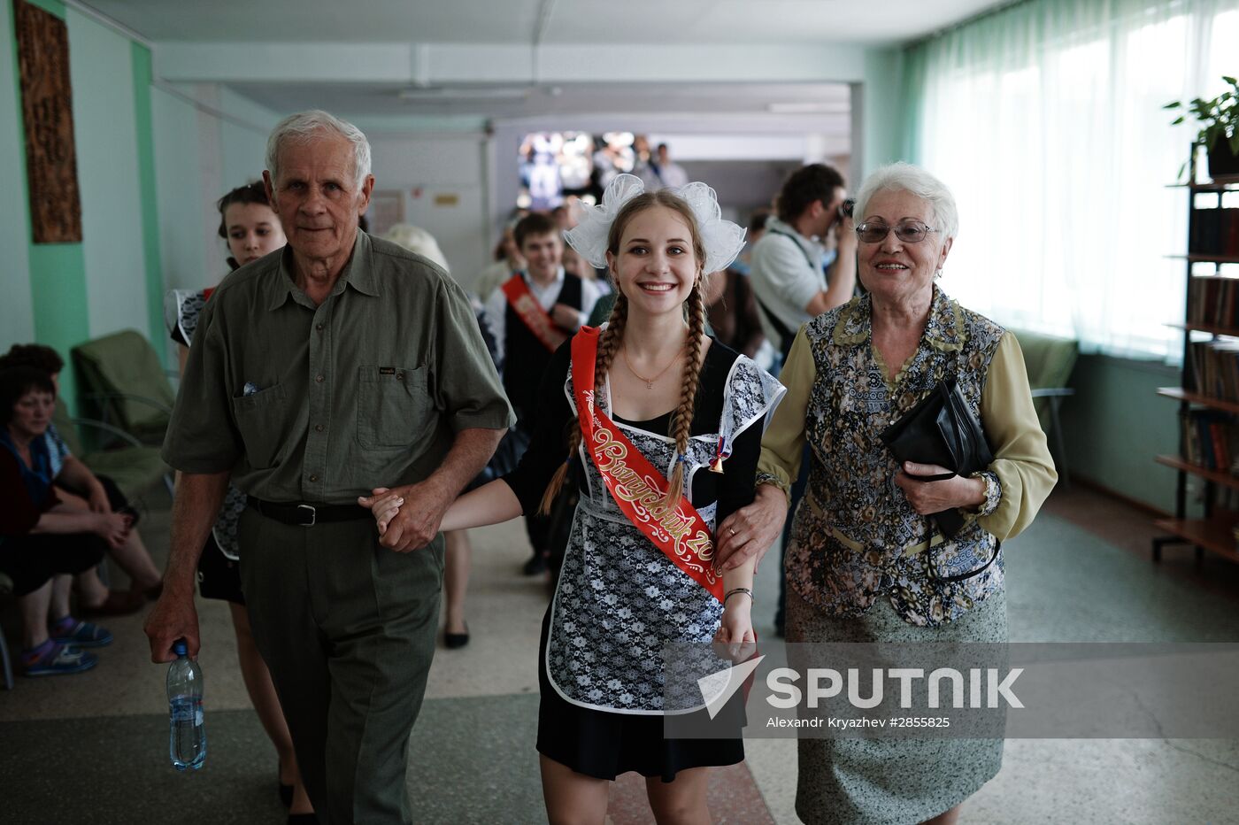 Last Bell celebration in Russian schools