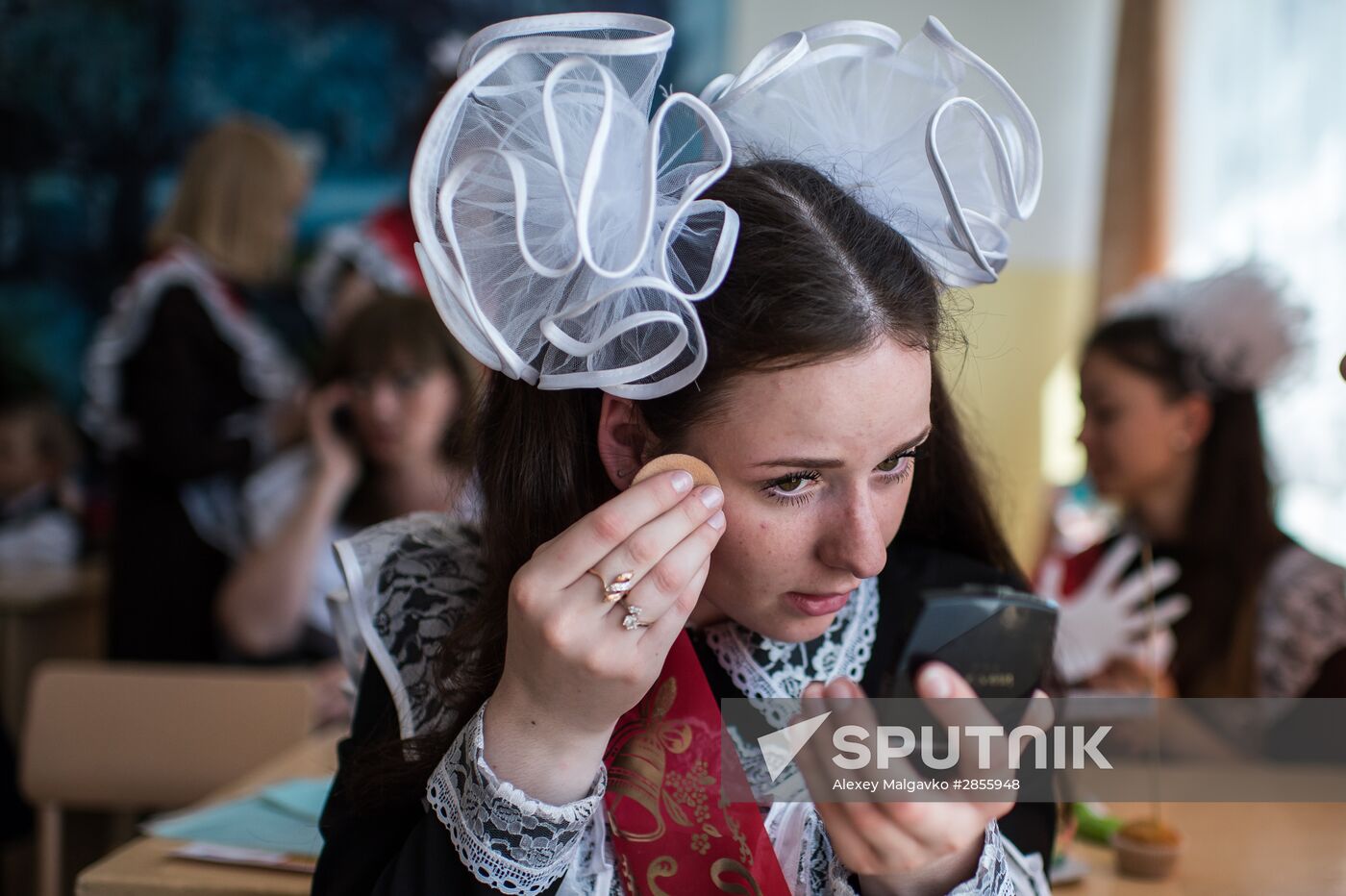 Last Bell celebration in Russian schools