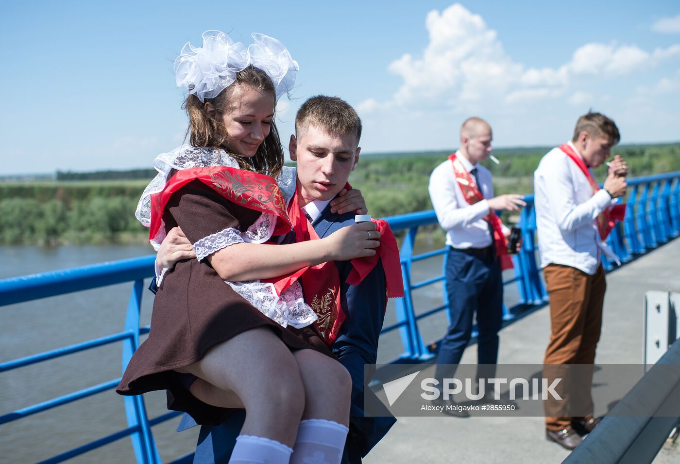 Last Bell celebration in Russian schools