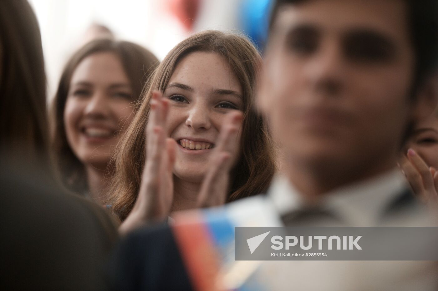 Last Bell celebration in Russian schools