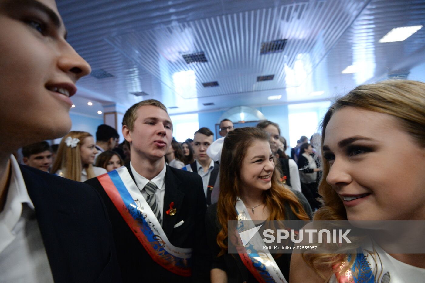 Last Bell celebration in Russian schools