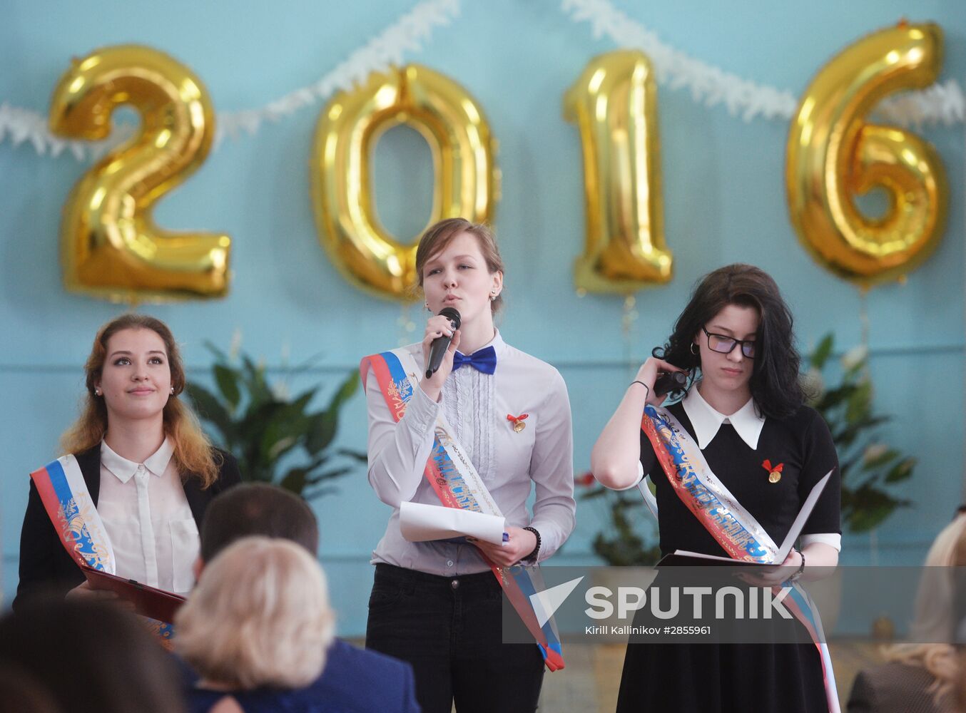 Last Bell celebration in Russian schools