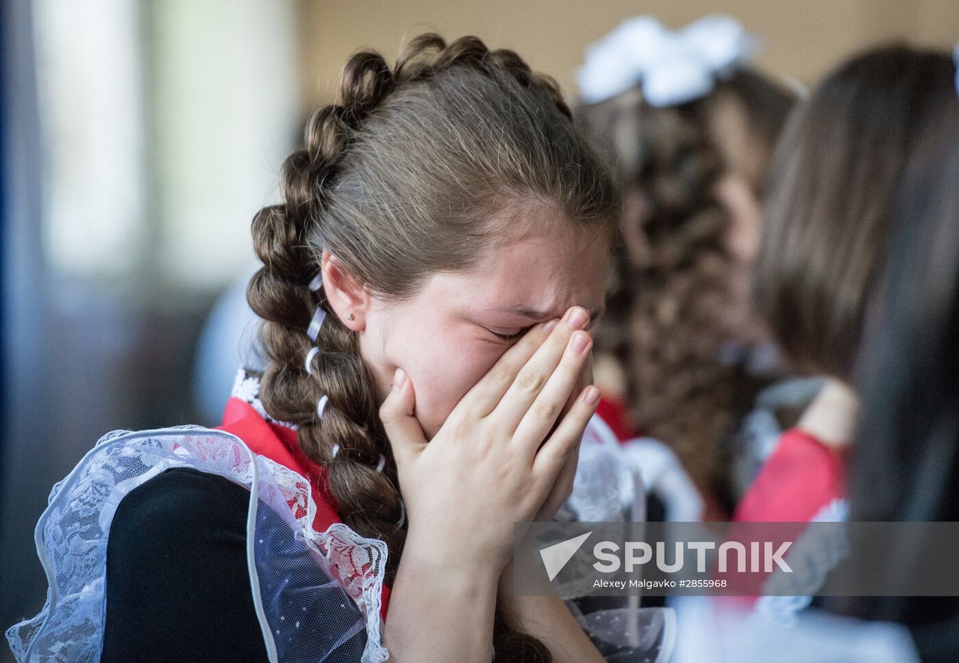 Last Bell celebration in Russian schools