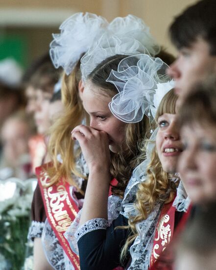 Last Bell ceremony in Russian schools