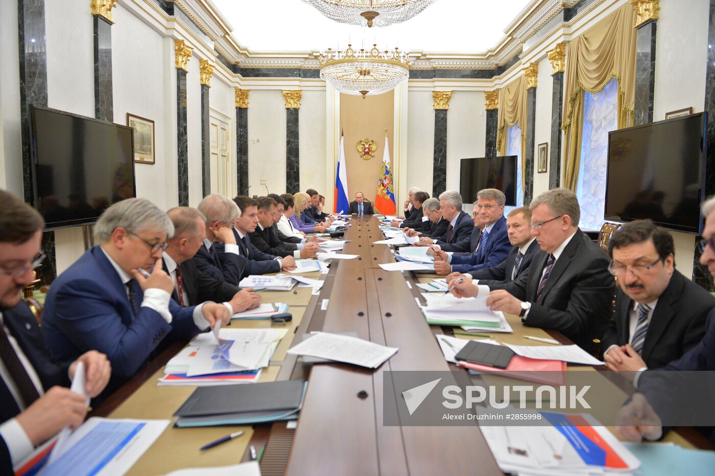 President Vladimir Putin holds meeting of Economic Council's Presidium