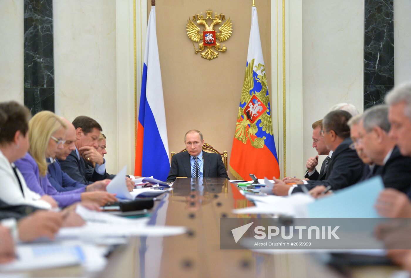 President Vladimir Putin holds meeting of Economic Council's Presidium