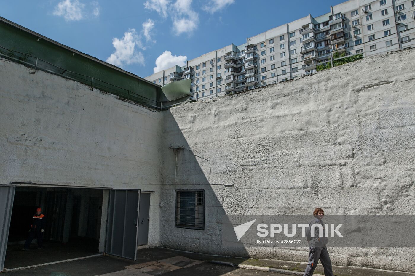 Bomb shelter on Moscow's Altufyevskoye Motorway
