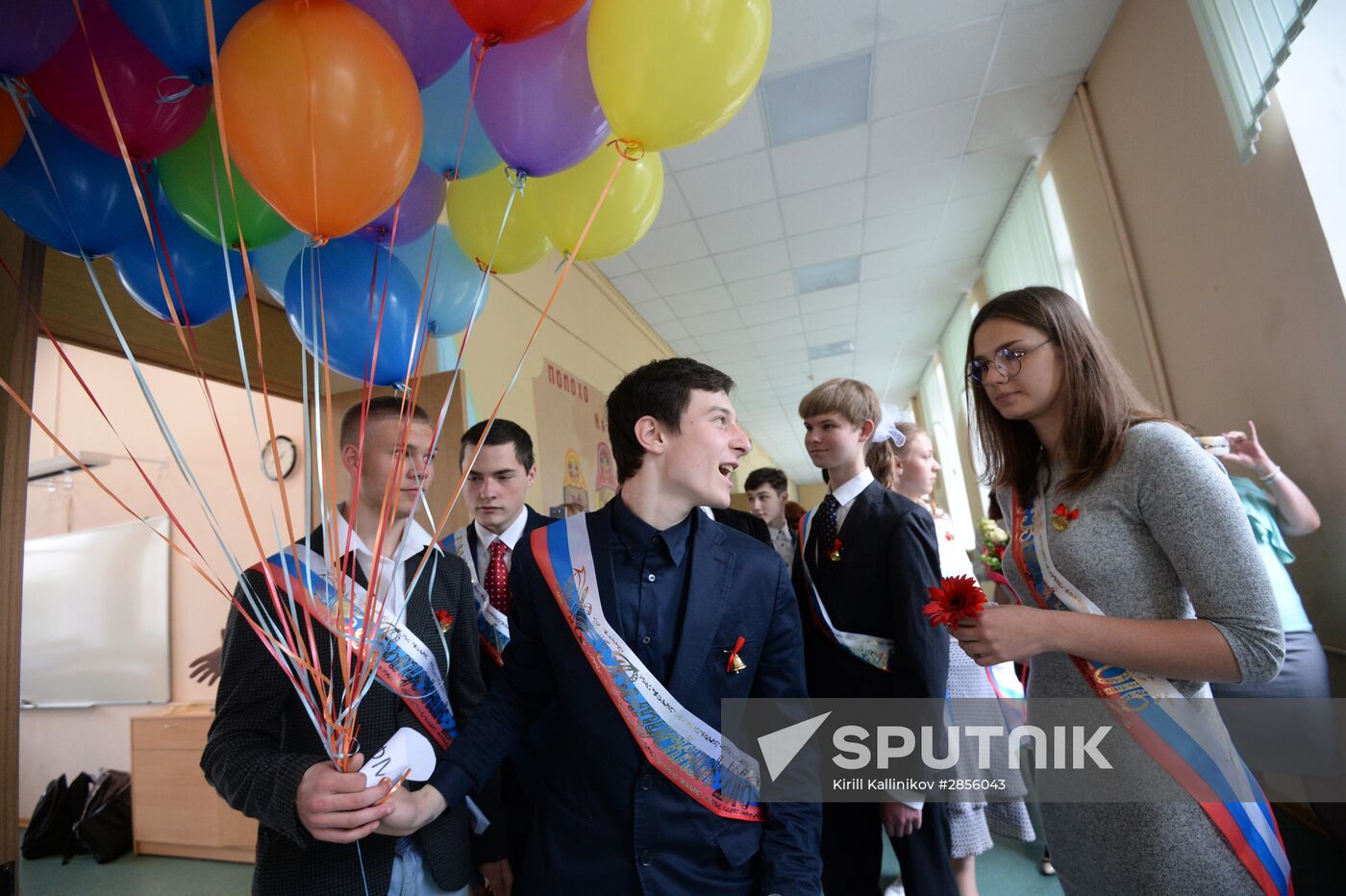 Last Bell celebration in Russian schools