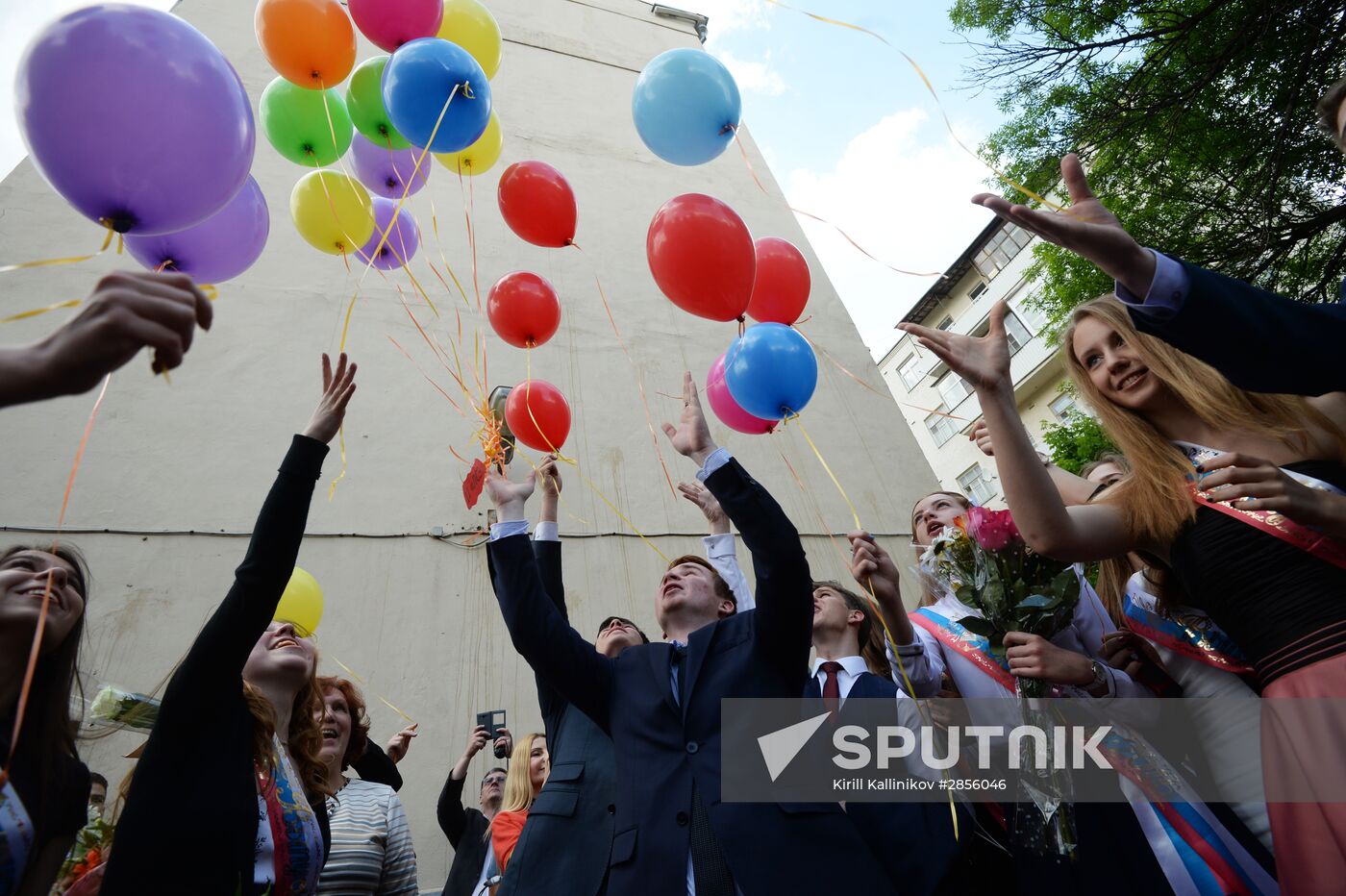 Last Bell celebration in Russian schools