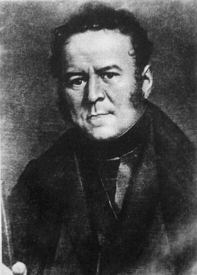 Portrait of writer Stendhal