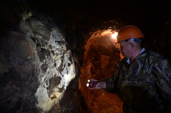 Crocoite deposit in Sverdlovsk Region