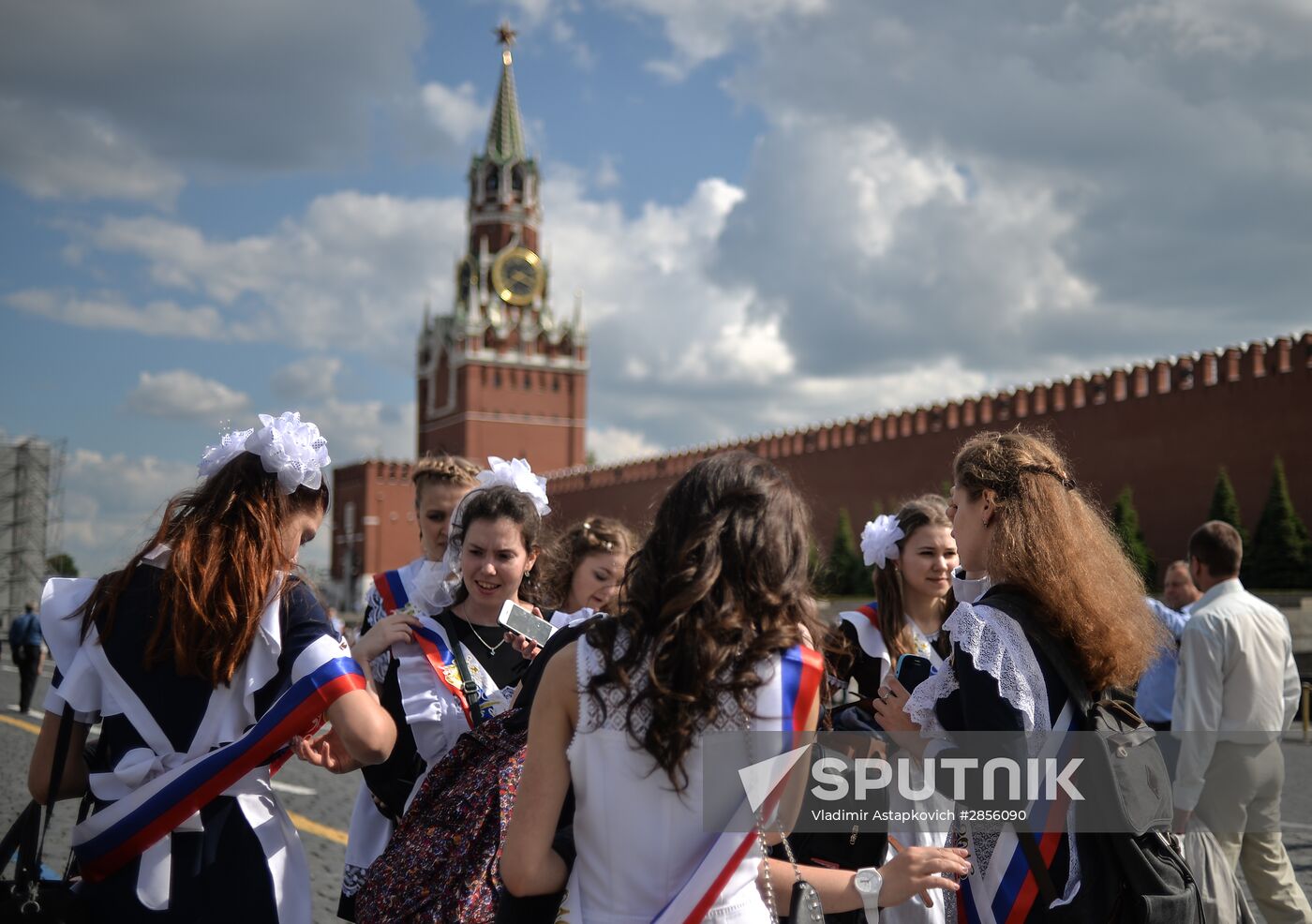 Last Bell ceremony in Moscow