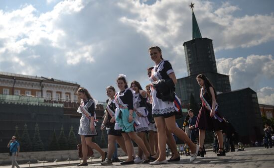 Last Bell ceremony in Moscow