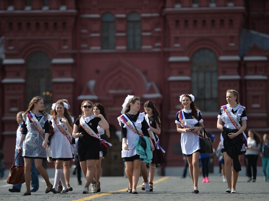 Last Bell ceremony in Moscow