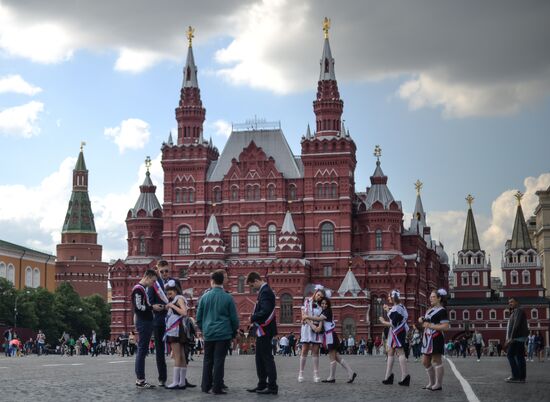 Last Bell ceremony in Moscow