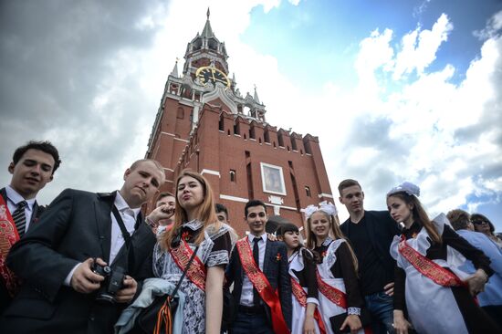 Last Bell ceremony in Moscow
