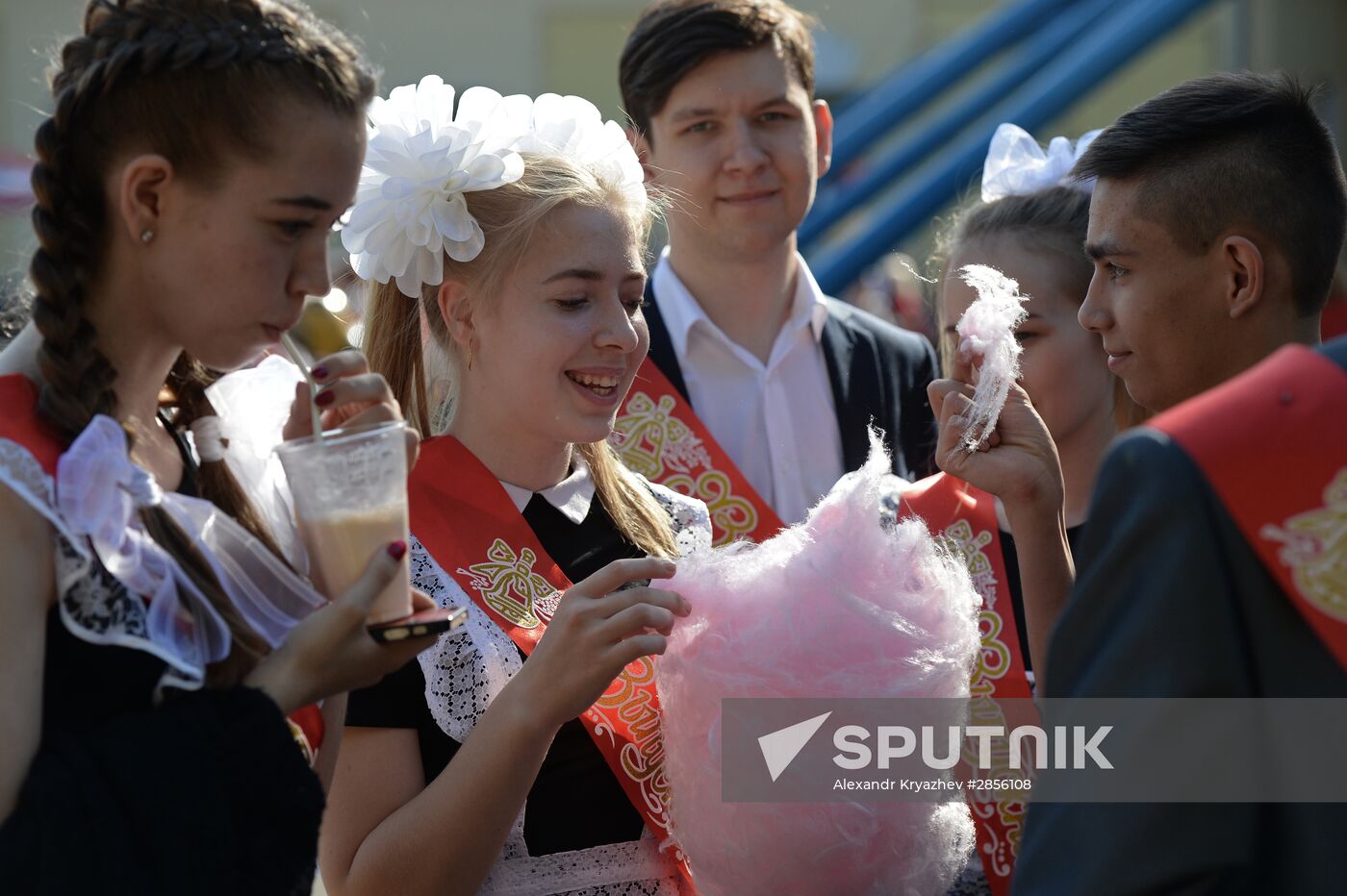 Last Bell celebration in Russian schools