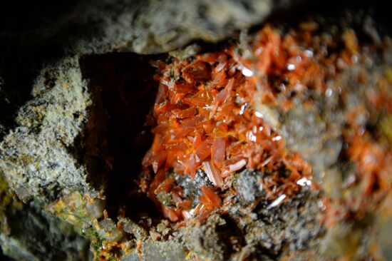 Crocoite deposit in Sverdlovsk Region