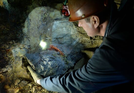 Crocoite deposit in Sverdlovsk Region