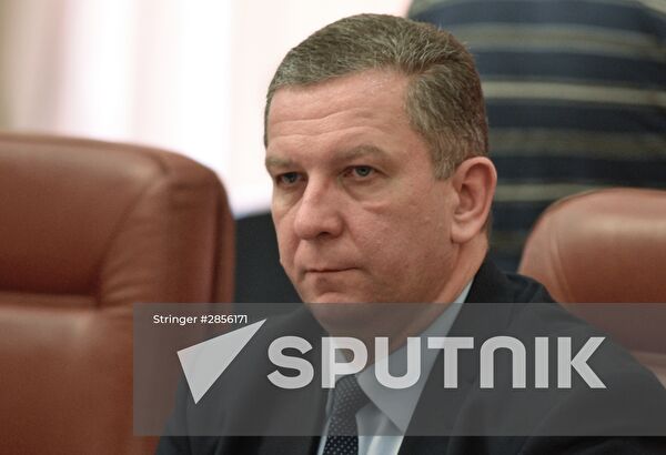 Ukrainian cabinet meeting