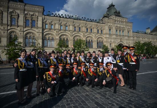 Last Bell ceremony in Moscow