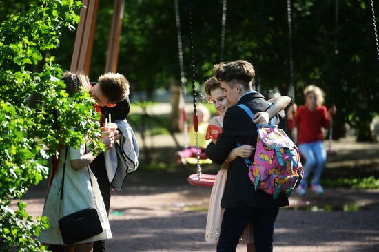 Last Bell ceremony in Moscow