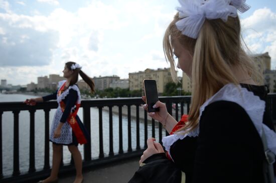 Last Bell ceremony in Moscow